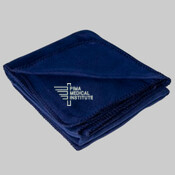 Navy Fleece Blanket. 2